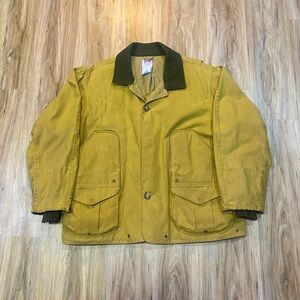 FILSON VTG Mens Size XL Tin Cloth Jacket Upland Hunting Oil Waxed